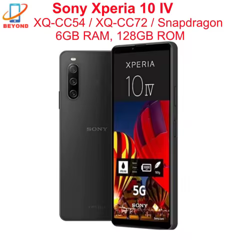 Sony Xperia 10 IV 5G 6.0" 6GB 128GB Snapdragon Octa Core NFC Original Unlocked Mobile phone