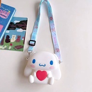 beg tangan budak perempuan beg budak perempuan Beg utusan anjing telinga besar kartun comel baru, be