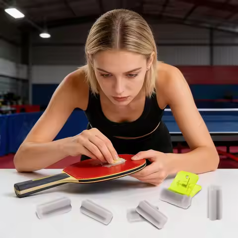 Table Tennis Racket Care Kit, Glue Sponge & Brush Set with Secure Clamp, Professional Paddle Mainten