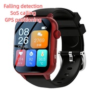 Elderly Smart Watch Fall Detection Gps Trace Locate Elderly Men Smartwatch 4G SIM Card SOS Phone Cal