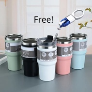 600/890ml Stainless Steel Thermal Tumbler 600/890ml Botol Tumbler Thermal Tahan Karat