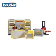 Bruder 62251 BWorld DHL Shop With Hand Pallet Truck Recommended age from 4 years