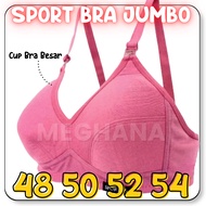 Large Cup Bra size (52 - 54) super jumbo sports bra plus size bra wireless bra