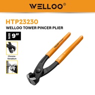 WELLOO TOWER PINCER PLIER 9" 230MM (HTP23230)/ CR-V PINCER CUTTER PLIER/ TWIST AND CUTS WIRE