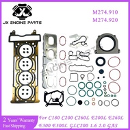 M274 1.6 2.0 Engine Rebuild Full Gasket Set For Mercedes-Benz C180 C200 C260L C300L E180L E260L E300
