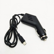 DC12V-24V 1.5A Car Vehicle Power Charger Adapter In-Car Charger Built-in Mini USB Cord Cable
