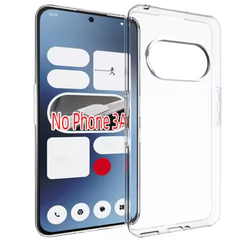For Nothing Phone 3A Clear Slim Bag TPU Rubber Case for Nothing Phone 3A Pro Phone3a Drop Protection