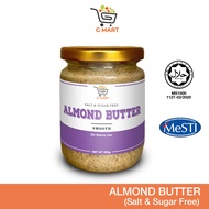 G Mart Smooth California Almond Butter Premium Quality Salt Sugar Free Mentega Kacang Almond Halal 200g