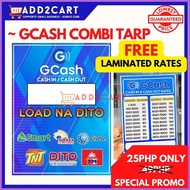 ◊ ☾ ⭐ GCASH TARP COMBI w/ LOAD NA DITO TARP + FREE LAMINATED RATES RC