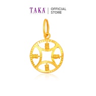 TAKA Jewellery 916 Gold Pendant Coin