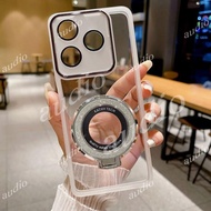 Realme Note 80 4G Glitter Bling Magnetic Bracket Phone Case For realme Note 80 80x Note80 Note80x 4G