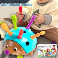 Spike Hedgehog Toys Color Number Sorting Toy Baby Early Educational Toys Montessori Sensory Toy Gift