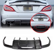 Bemper Belakang กระจายกลิ่นลิปสำหรับ Mercedes Benz W218 CLS550ระดับ CLS CLS63 AMG 2011-2014แผ่นคาร์บ
