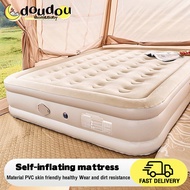 43cm/ 25cm Thick Camping Air Bed Automatic Camping Air Mattress Inflatable Sleeping Pad Tatami Singl