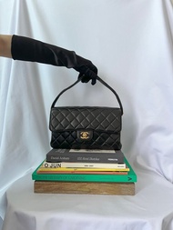 Chanel Vintage Double Classic Flap Bag 雙子星中古側背包