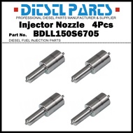 4Pcs Fuel Injector Nozzle Tips BDLL150S6705 1447227M1 2645C609 for Perkins A4.236 A4.212 2645666 Mas