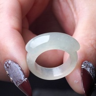 冰種翡翠馬鞍戒指戒圈 | 國際12圍 | 天然緬甸玉翡翠A貨 | 送禮