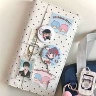 New Polka Dot Denim A6 Loose-leaf Planner Notebook