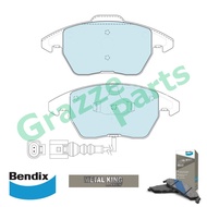Bendix Metal King Titanium Disc Brake Pad Front for DB1849 Volkswagen Golf Jetta Passat