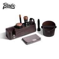 BINCOO Espresso Tamper Station Set Portafilter Holder Base Tamper & Distributor 3-Piece Kit 51MM/58M