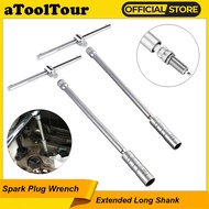 Spark Plug Socket Key Magnetic Tool Wrench Swivel Long Extension Install Replace Repair Kit Torque R