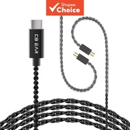 KBEAR CX01 4N OFC USB-C Earphone Cable 1.5M Replacement Wire for Audiophile IEM Audio Pro Elite