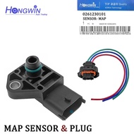 Manifold Absolute Boost Pressure MAP Sensor Assy For Buick Cadillac Opel Corsa D 1.2 HOLDEN 3.6L V6 