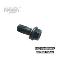 M10 BRAKE HOSE BOLT_14 PLUS THREAD BRAKE HOSE BOLT COPPERRing_M10 BANJO BOLT 14 UNIVERSAL