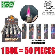 ENERGY Lighter Disposable Windproof Lighter Refillable lighter 50pcs/1box