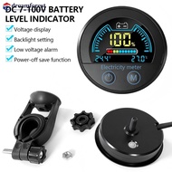 DREAMFOREST DC 7-100V Round Digital Voltmeter 2-Wire Voltage Tester Battery Level Indicator Universa