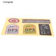 [risingmp] GPS TRACKING Alarm Sticker Reflective Bicycle Warning Sticker Anti-Theft Decal ♨On sale