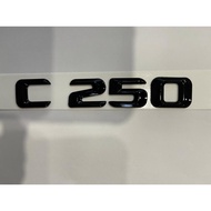 Mercedes Benz C250 Emblem Logo Gloss Black | Mercedes C 250 Emblem
