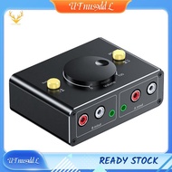 [UTnus9ddL] 3.5mm to  Audio Switcher Bidrectional Switcher 1 in 2 Out or 2 in 1 Out Dual  to 3.5mm S