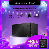 American Home Flatbed Inverter Microwave Oven AMW-G24INV25LGS 25L