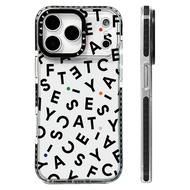 Screenful C A S E T I F Letter Case Compatible For IPhone 17 Pro Max Cover 17 Pro Silicone Soft Clea