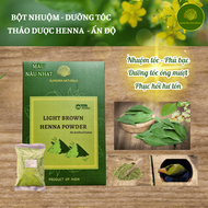Bột Nhuộm - Dưỡng Tóc Thảo Dược Henna Ấn Độ: Nhuộm tóc - Phủ bạc Dưỡng tóc óng mượt Phục hồi hư tổn
