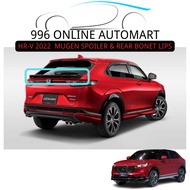 HRV 2022-2024 GEN3 REAR BONET SPOILER & BONET LIPS SPOILER & BONET COVER PIANO BLACK COLOR*