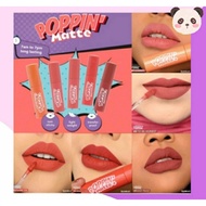 Emina Poppin Matte longlasting Cream Non Sticky 01 Lawkey 02 to be honest 03 Game On 04 Snatched 05 