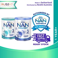 Nestle NAN OPTIPRO 3 NAN3 COMFORT 3  (800g) Stage 3 From 1+ Year Probiotic Vitamin D