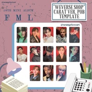 [BOOKED] Photocard Seventeen Scoups FML Album Carat Ver POB Weverse Benefit PC Official SVT Carver S