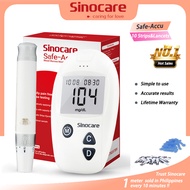 Sinocare Safe-Accu Blood glucose monitor Accurate Blood Sugar Meter Diabetic Test Kit with Code Free Strips Lancets