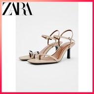 ZARA's new spring products, women's shoes, fashionable open-toe thong strappy high-heeled sandals