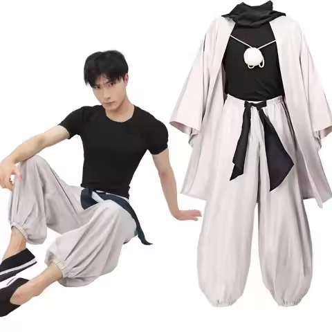 DAZCOS Toji Fushiguro Cosplay Costume Men's JJK Cosplay Costume US Size Stretchy Clothing Pants Outf