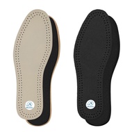 MOATTEO cowhide shoe insoles are comfortable and deodorizing arch support flat foot arch support