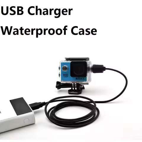 Sport Camera Accessories Waterproof Case Charger shell With USB Cable for SJCAM SJ4000 Air Sj7000 C3