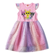Sprunki Girl's Dress Kids Pure Cotton Fashion Flower Drees For Girl Kids Baby Girls Princess Dress 1