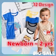 Newborn Baby Romper Cute Cartoon Design Cotton Unisex Boy Girl Jumpsuit Baju Bayi Baru Lahir Romper