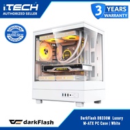 DarkFlash DB330M Luxury M-ATX PC Case | White
