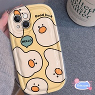 Fashion White Duck Casing For Huawei P70 Pro Plus P70 P60 P50 P40 P30 Pro P50E Pura 70 Ultra Mate 60