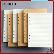 BZUQEXH 80Sheets Notebook Refill Paper, Horizontal Line/Blank A5/A6/A7 Loose Leaf Paper, Durable Kra